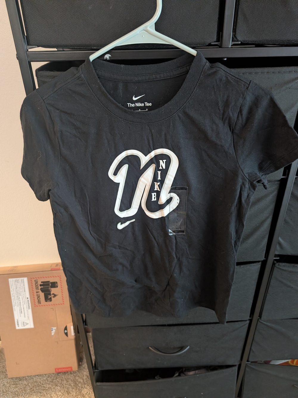 Nike Kids Black Graphic Tee